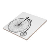 Antiek fiets tegeltje (Zijkant)
