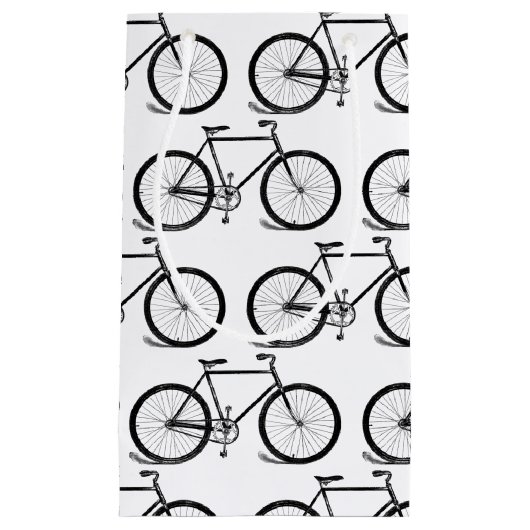 Antiek fietsen maken kunst op maat klein cadeauzakje (Voorkant)