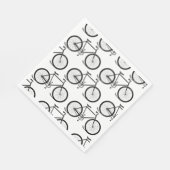 Antiek fietsen  snijkunst KUSTBG-KLEUR Servet (Hoek)