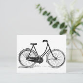  Antiek film Silhouette Illustratie Briefkaart (Staand voorkant)