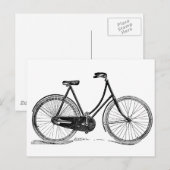  Antiek film Silhouette Illustratie Briefkaart (Voorkant / Achterkant)