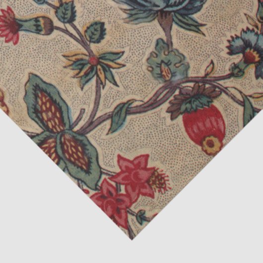 Antiek flessengebergte voor bloemenpatroon tissuepapier (Detail)