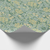 Antiek flessenpatroon groen en geel cadeaupapier (Hoek)