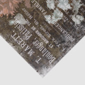 Antiek flora met ephemera-ontkoppeling tissuepapier (Detail)