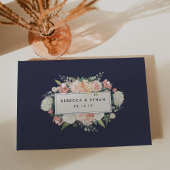 Antiek Floral | Blush- en navelhuwelijk Gastenboek
