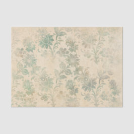 Antiek Floral Damask Tissuepapier