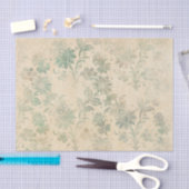 Antiek Floral Damask Tissuepapier (Craft)