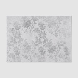 Antiek Floral Damask Tissuepapier