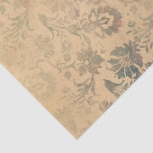 Antiek Floral Damask Tissuepapier (Detail)