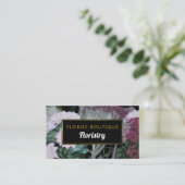 Antiek Floral Design Visitekaartje (Staand voorkant)