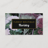 Antiek Floral Design Visitekaartje (Voorkant)