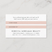 Antiek Floral Lijst Aanbevelingskaartje (Achterkant)