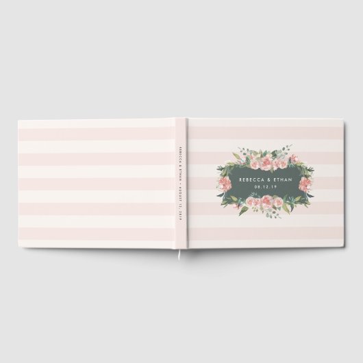 Antiek Floral Lijst | Weddenschap Gastenboek (Volledig)