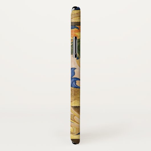 ANTIEK FLORAL NATIVITY CHRISTMAS PARCHCHMENT Case-Mate iPhone CASE (Achterkant / rechts)