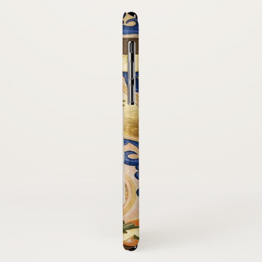 ANTIEK FLORAL NATIVITY CHRISTMAS PARCHCHMENT Case-Mate iPhone CASE (Achterkant/links)