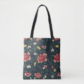 Antiek   Floral Patroon Tote Bag (Voorkant)