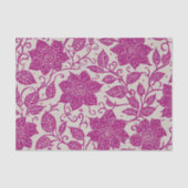 Antiek Floral Pattern Tissuepapier (Voorkant)