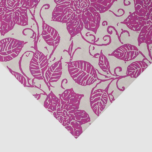 Antiek Floral Pattern Tissuepapier (Detail)