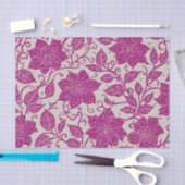 Antiek Floral Pattern Tissuepapier (Craft)