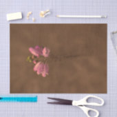  Antiek Floral Pink Sepia Ontkoppeling Tissuepapier (Craft)