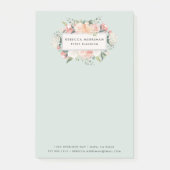 Antiek Floral | Sage Green Post-it® Notes (Voorkant)