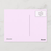  Antiek Floral Soft Pink Briefkaart (Achterkant)