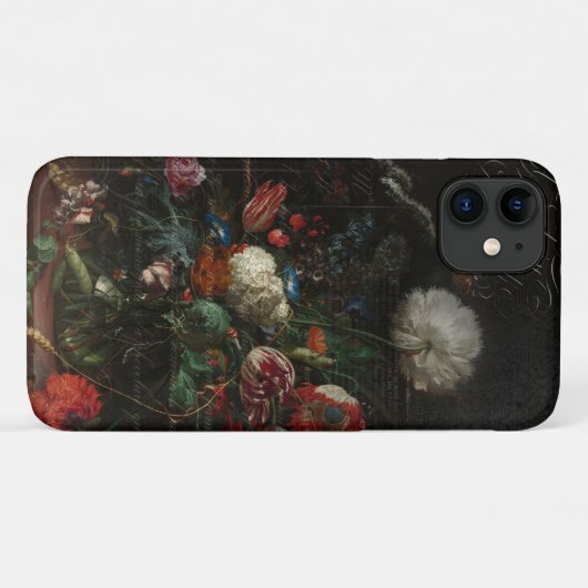 Antiek Floral still Life & French Script Case-Mate iPhone Case (Achterkant (horizontaal))