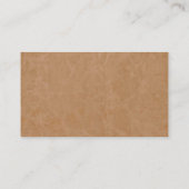 Antiek  Floral Table Place Card Plaatskaartje (Achterkant)