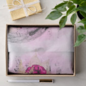  Antiek Floral Tissuepapier (Geschenk)