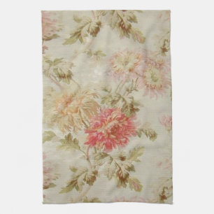 Antiek Floral Toile Theedoek