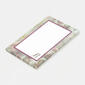 Antiek Floral Victoria Old World Design Post-it® Notes (Schuin)