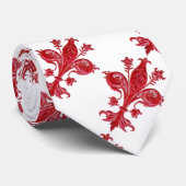ANTIEK FLORENTINE FLEUR DE LISE STROPDAS (Opgerold)