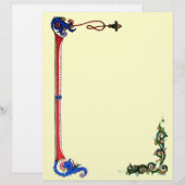 ANTIEK FLORENTINE FLORAL MOTIFS (Voorkant / Achterkant)