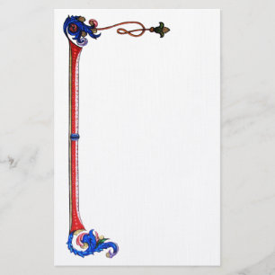 ANTIEK FLORENTINE FLORAL MOTIFS BRIEFPAPIER