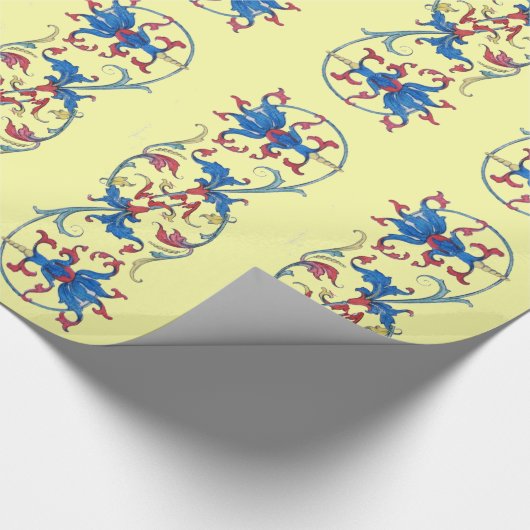 ANTIEK FLORENTINE FLORAL MOTIFS CADEAUPAPIER (Hoek)