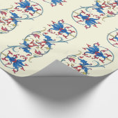 ANTIEK FLORENTINE FLORAL MOTIFS CADEAUPAPIER (Hoek)
