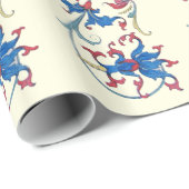 ANTIEK FLORENTINE FLORAL MOTIFS CADEAUPAPIER (Rol Hoek)