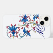ANTIEK FLORENTINE FLORAL MOTIFS MONOGRAM Case-Mate iPhone CASE (Achterkant (horizontaal))