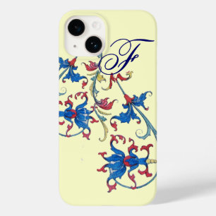 ANTIEK FLORENTINE FLORAL MOTIFS MONOGRAM, Cream Case-Mate iPhone Case