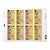 ANTIEK FLORENTINE PARCHMENT MONOGRAM ETIKET (Full Sheet)