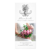 Antiek Flower Creative Marketing Rack Kaart (Voorkant)