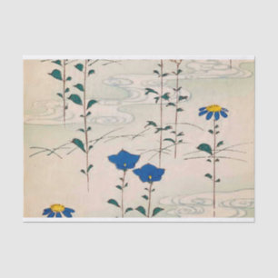Antiek Flower Design - Tissue Paper voor Crafting Tissuepapier