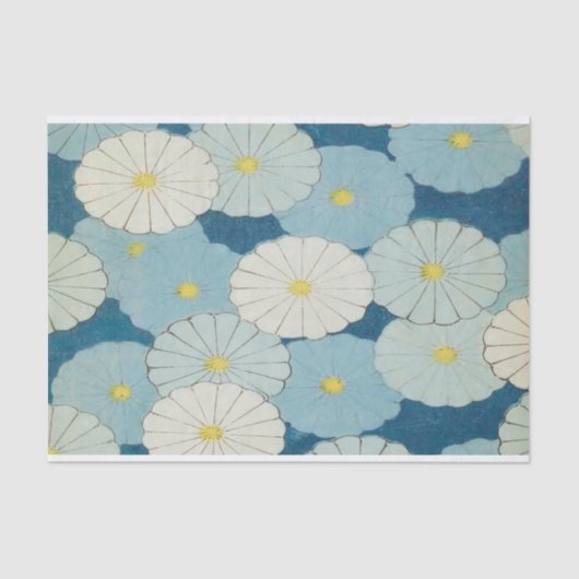 Antiek Flower Design - Tissue Paper voor Crafting Tissuepapier (Voorkant)
