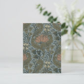 Antiek Flower Morris Garden Floral Wallpaper Briefkaart (Staand voorkant)