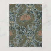 Antiek Flower Morris Garden Floral Wallpaper Briefkaart (Voorkant)