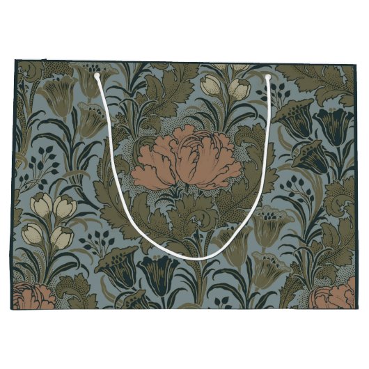 Antiek Flower Morris Garden Floral Wallpaper Groot Cadeauzakje (Achterkant)