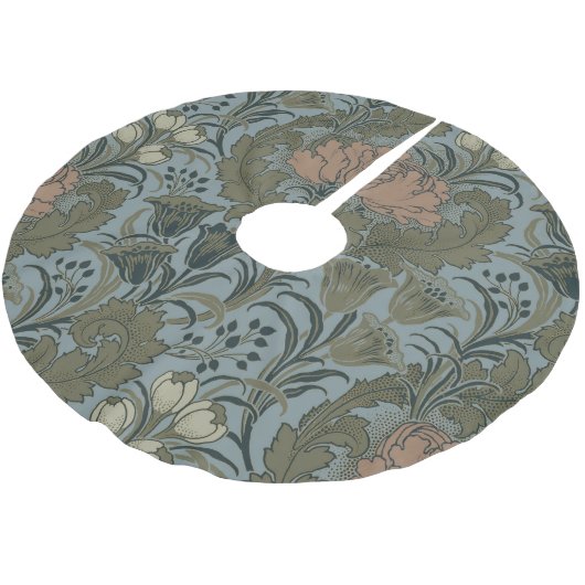 Antiek Flower Morris Garden Floral Wallpaper Kerstboom Rok (Gekanteld)