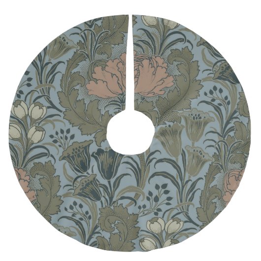 Antiek Flower Morris Garden Floral Wallpaper Kerstboom Rok (Voorkant)