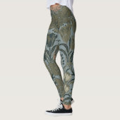 Antiek Flower Morris Garden Floral Wallpaper Leggings (Links)