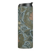 Antiek Flower Morris Garden Floral Wallpaper Thermosbeker (Gedraaid links)